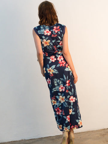 Tropical Floral Maxi Dress