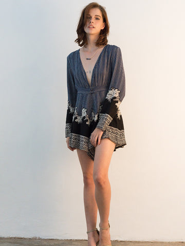 Striped Floral Jumper