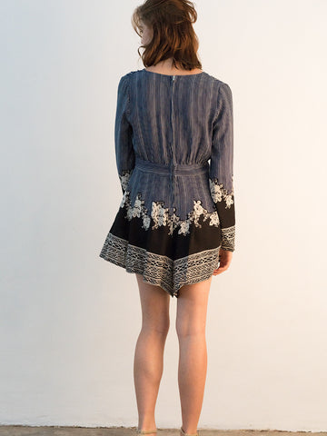 Striped Floral Jumper