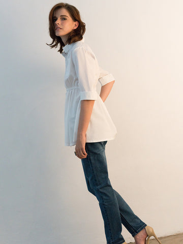 Collared Flared Shirt