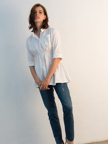 Collared Flared Shirt