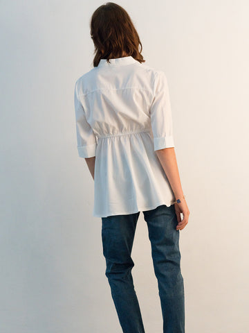 Collared Flared Shirt