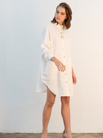 Oversized Shirt Dress