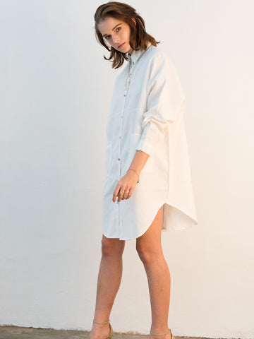 Oversized Shirt Dress