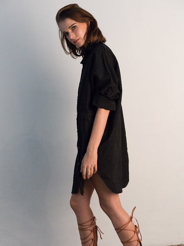 Oversized Shirt Dress
