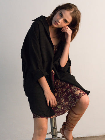 Oversized Shirt Dress