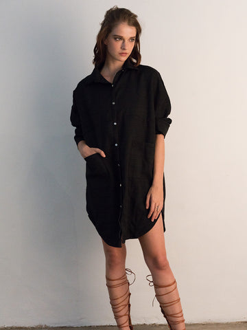 Oversized Shirt Dress