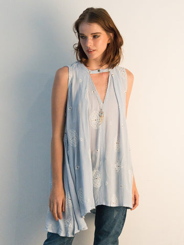 Sleeveless Bohemian Top