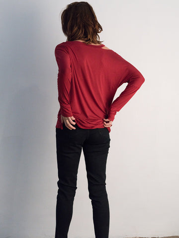 Off Shoulder Strap Shirt